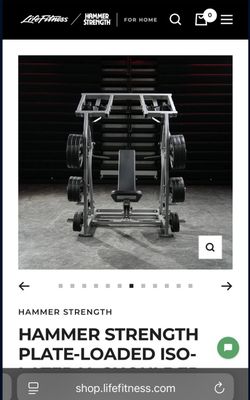 HAMMER STRENGTH SHOULDER PRESS