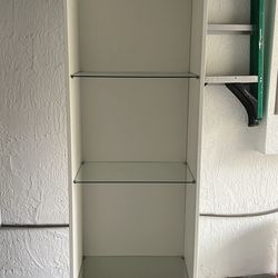 Free - White Standing Bookcase 