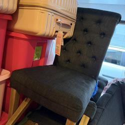 Round Glass Table & 4 Chairs 