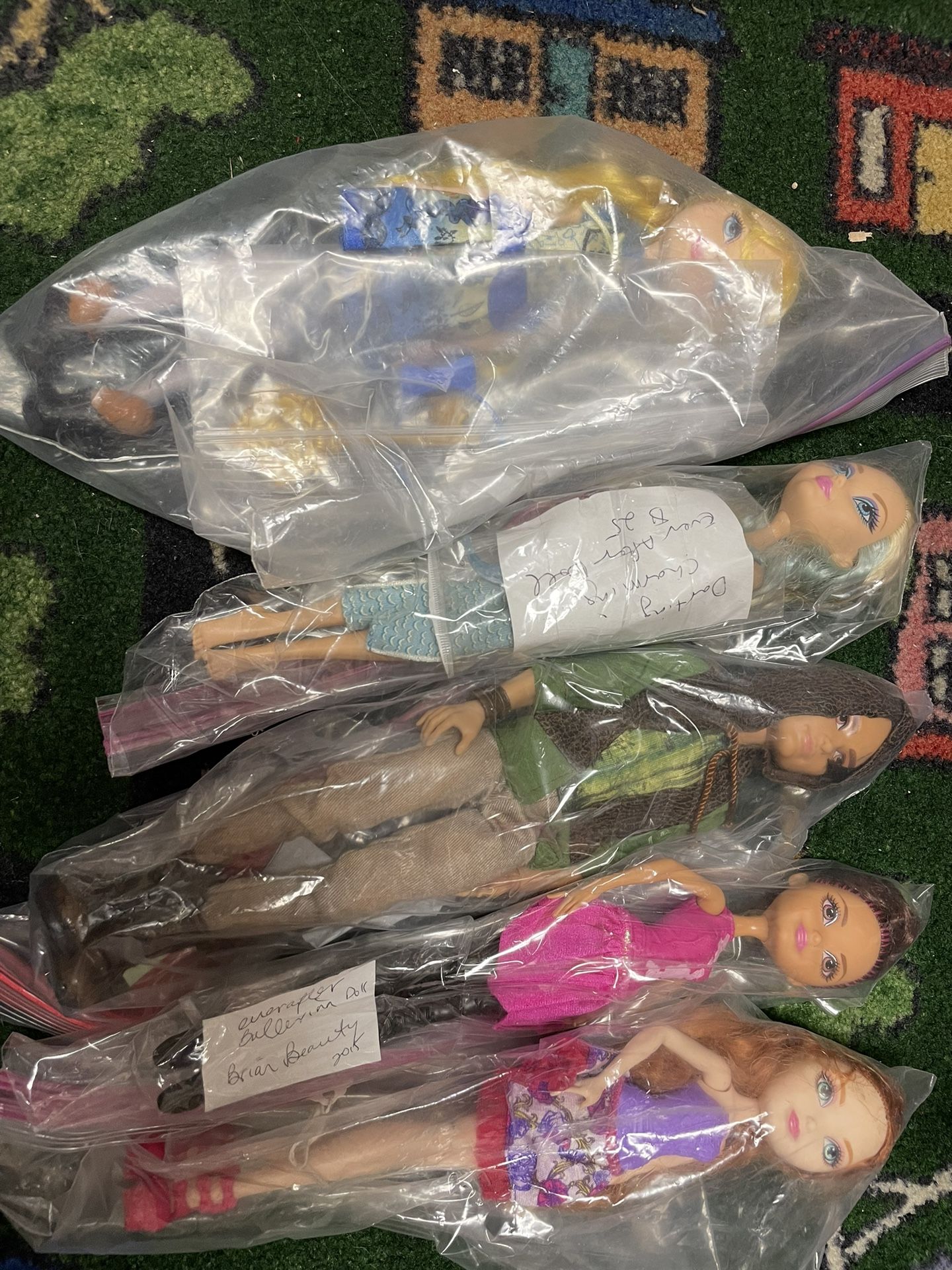 Ever After Doll Lot Five Dolls