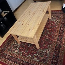 Coffee Table And Rug