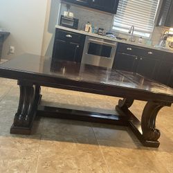 Beautiful solid-wood coffee table from Star Furniture. Very sturdy, heavy, and great quality. Gently used with normal wear. Originally paid over $600 
