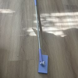 Extendable Flat Floor Mop with Reusable Microfiber Pad – Lightweight Swivel Head Cleaning Mop