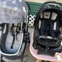 Car seat & Stroller. ( Evenflo ) 