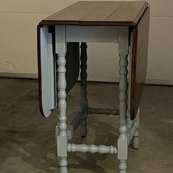 Refreshed antique drop leaf table