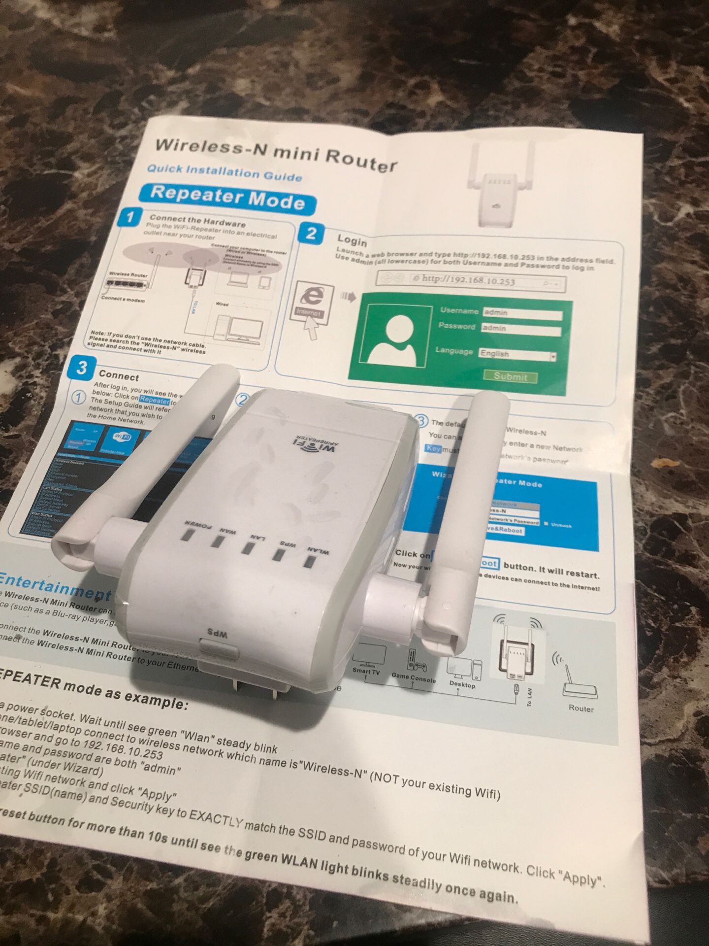 WiFi extender / Router