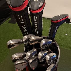 TaylorMade Stealth Full Set (Driver, 3W, Hybrid, Irons 4–AW, Wedges) + Bag – Stiff Flex – $1300 OBO!!!!