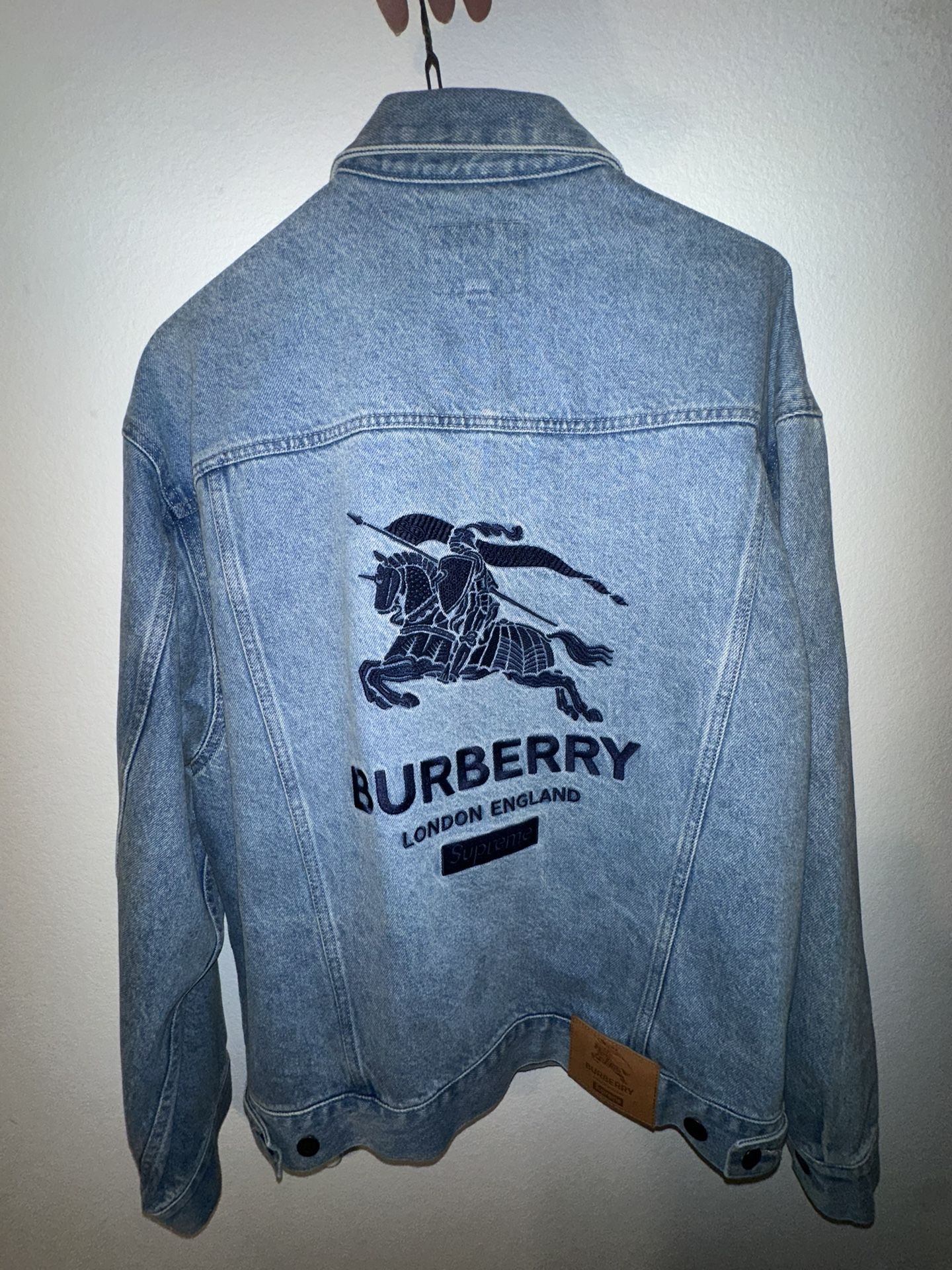 Supreme x Burberry Denim Jacket XL
