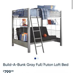 Full Size Bunk Bed Futon