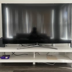 65” Samsung HD TV (like New) And Stand 