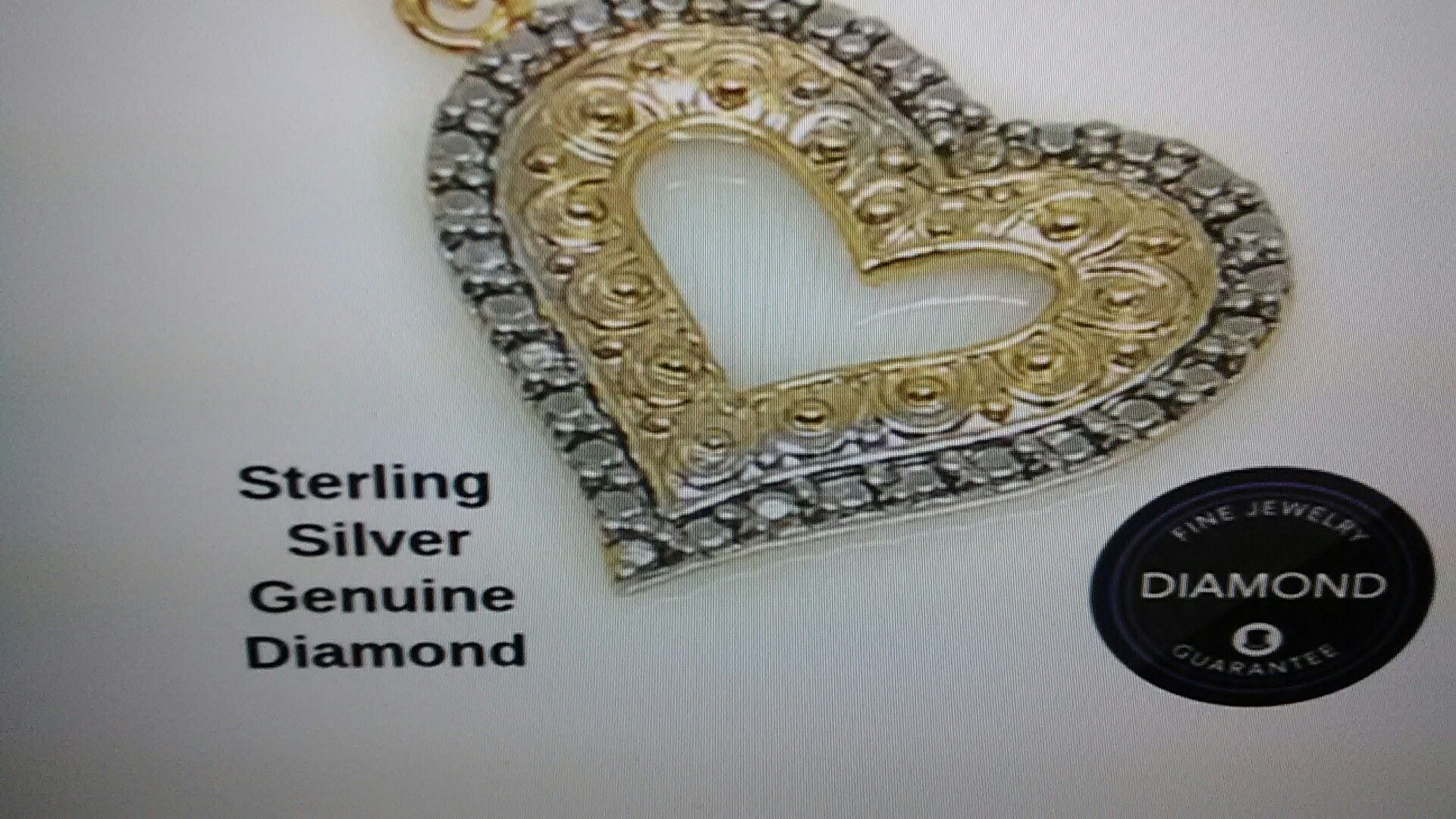 Valentine's Heart Pendant and Necklace