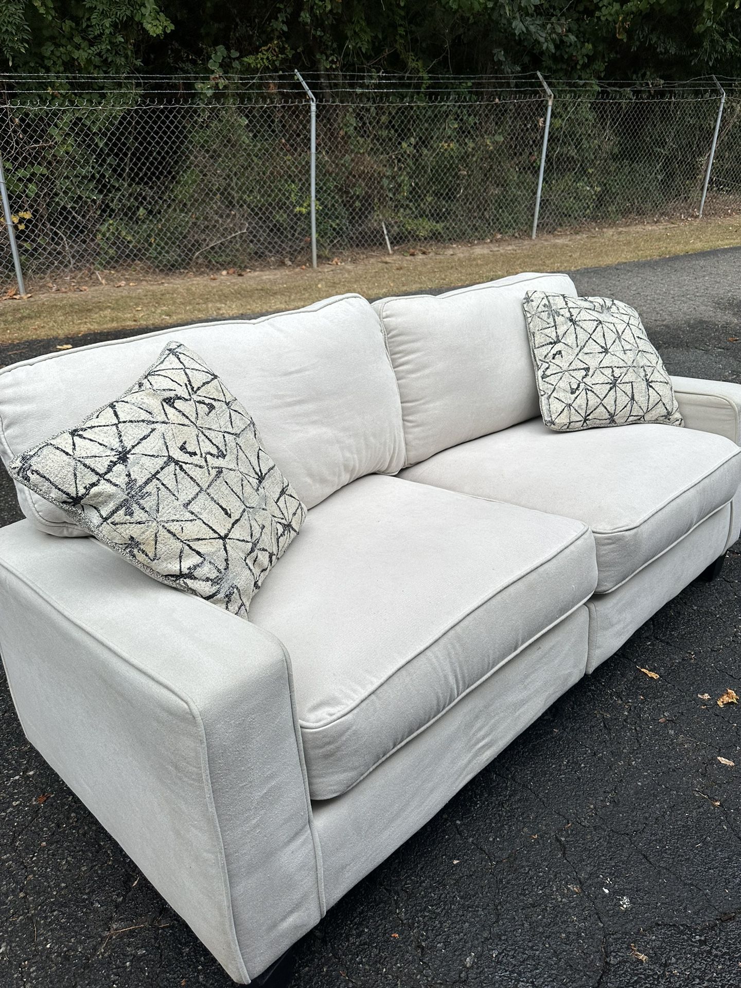 Sandia heights off White sleeper loveseat