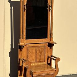 Hall Tree With Bench