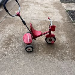 Radio Flyer Tricycle W/ Push Handle