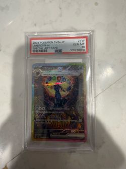 Pokemon Umbreon EX Prismatic Evolutions 217/187 Special Art Rare Japanese PSA 10