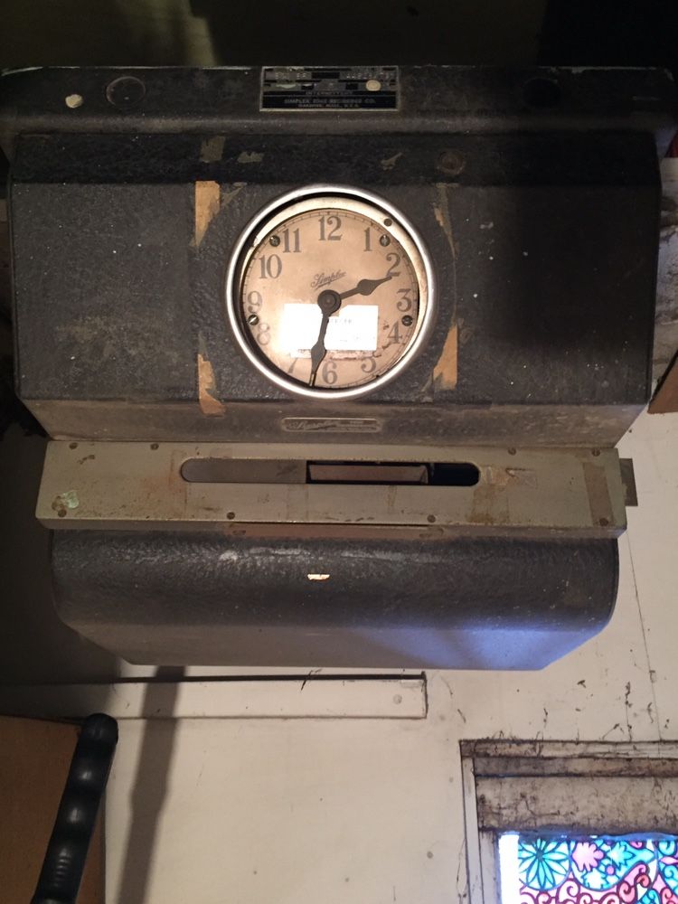 Vintage Time Clock 