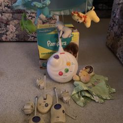 Baby/Infant, Fisher Price Projection/Musical Mobile,  First year Monitor, an a Cuddly Plush 