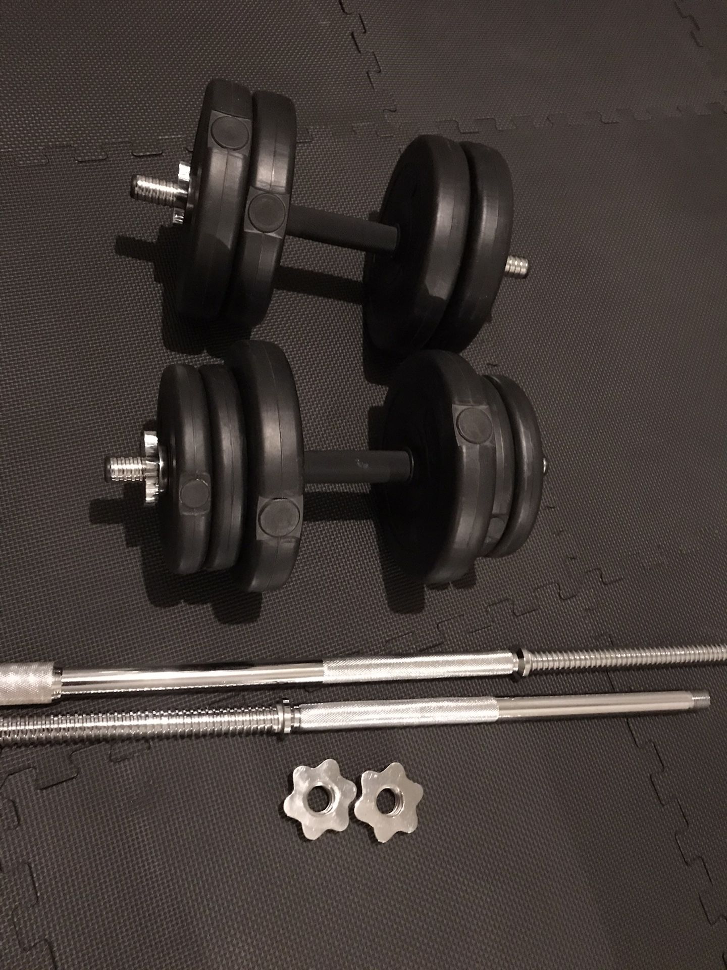 Dumbbell 85 lbs weights set