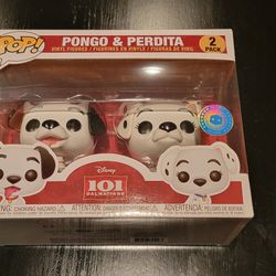 Funko Pop! Disney 101 Dalmations Pongo and Perdita PIAB Exclusive 2 Pack