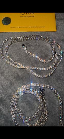 Moissanite chain 20-22 inch