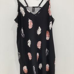 Feather Dress w/pockets Small