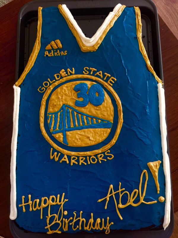 Golden state warriors Cake