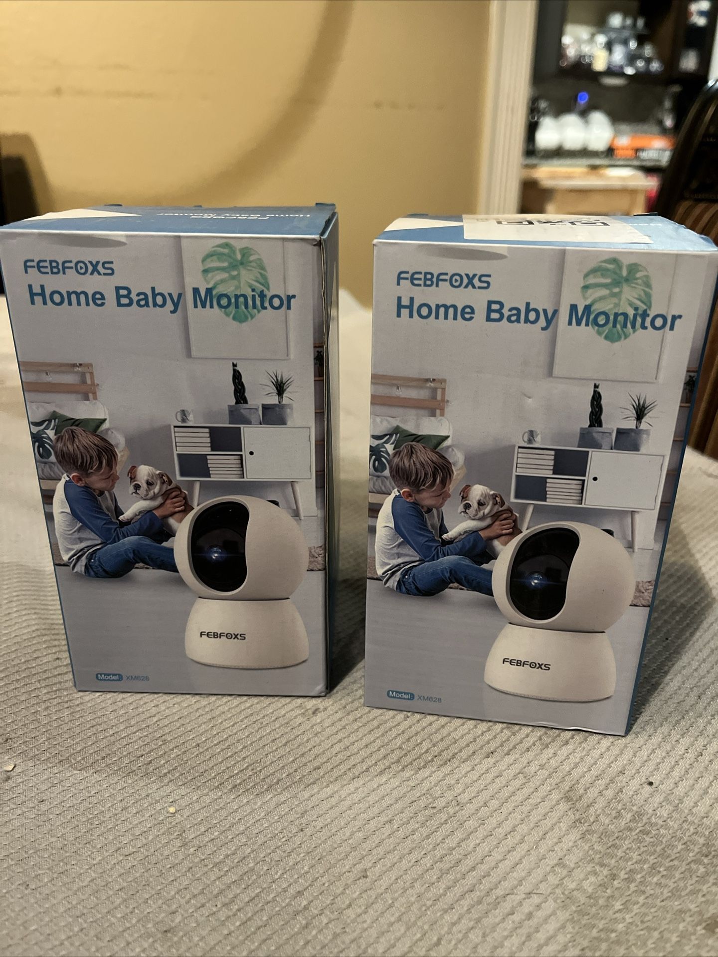 FEBFOXS Home Baby Monitor Security Camera Model XM628 Lot Of 2