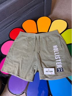Olive green hollister shorts men’s size large used