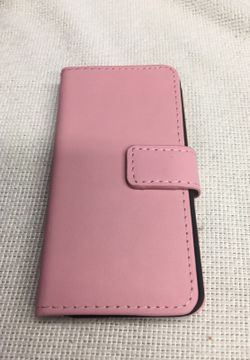 Wallet case for iPhone5S or 5 color pink new