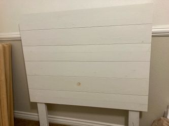 Wood headboard-twin size