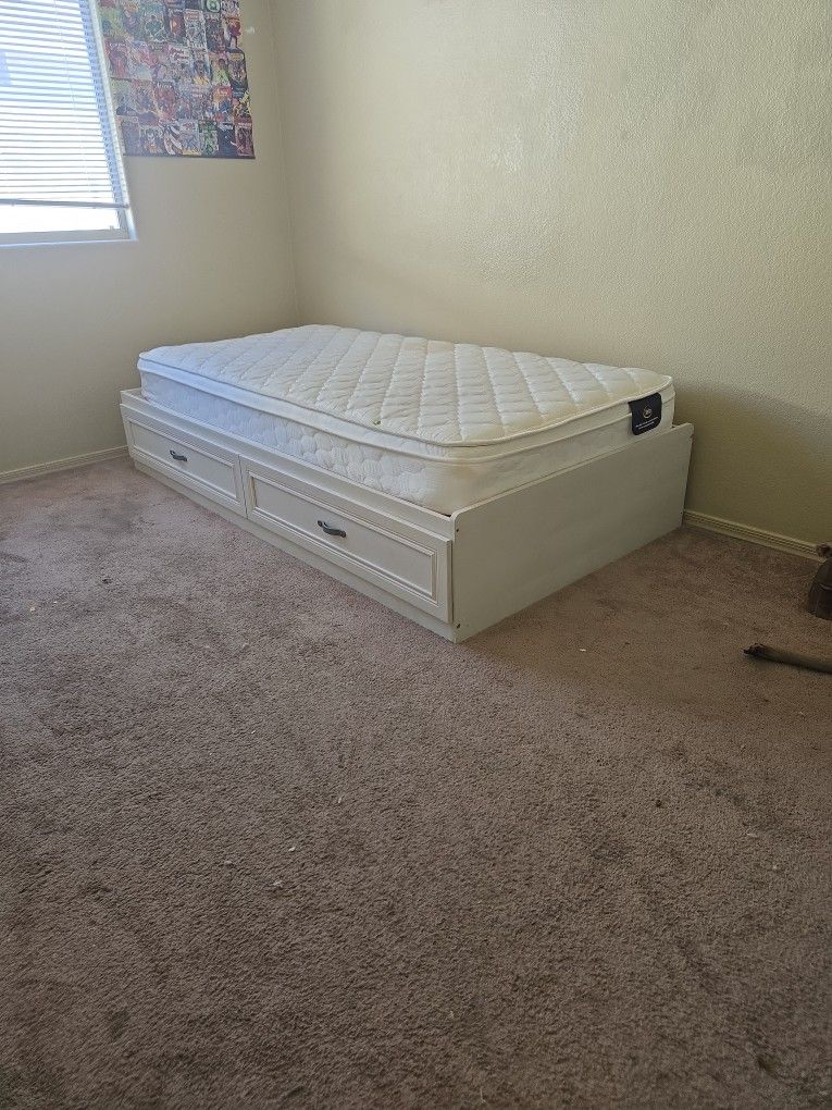 Twin Bed Frame And Matress