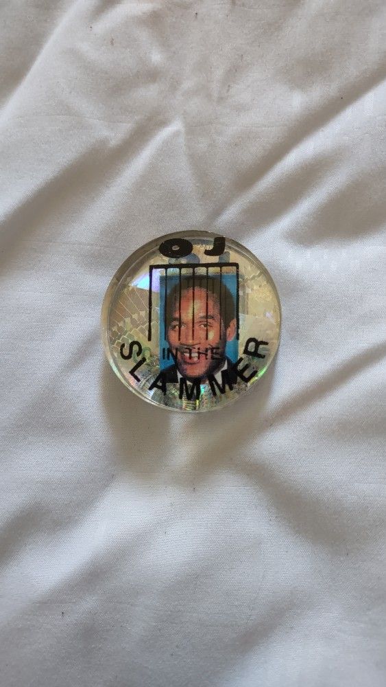 Vintage OJ Simpson Slammer Pog