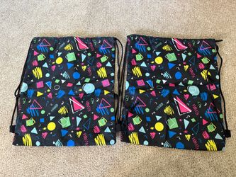 80s/90s style drawstring bags (2)