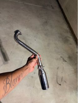 Minibike pipe and muffler