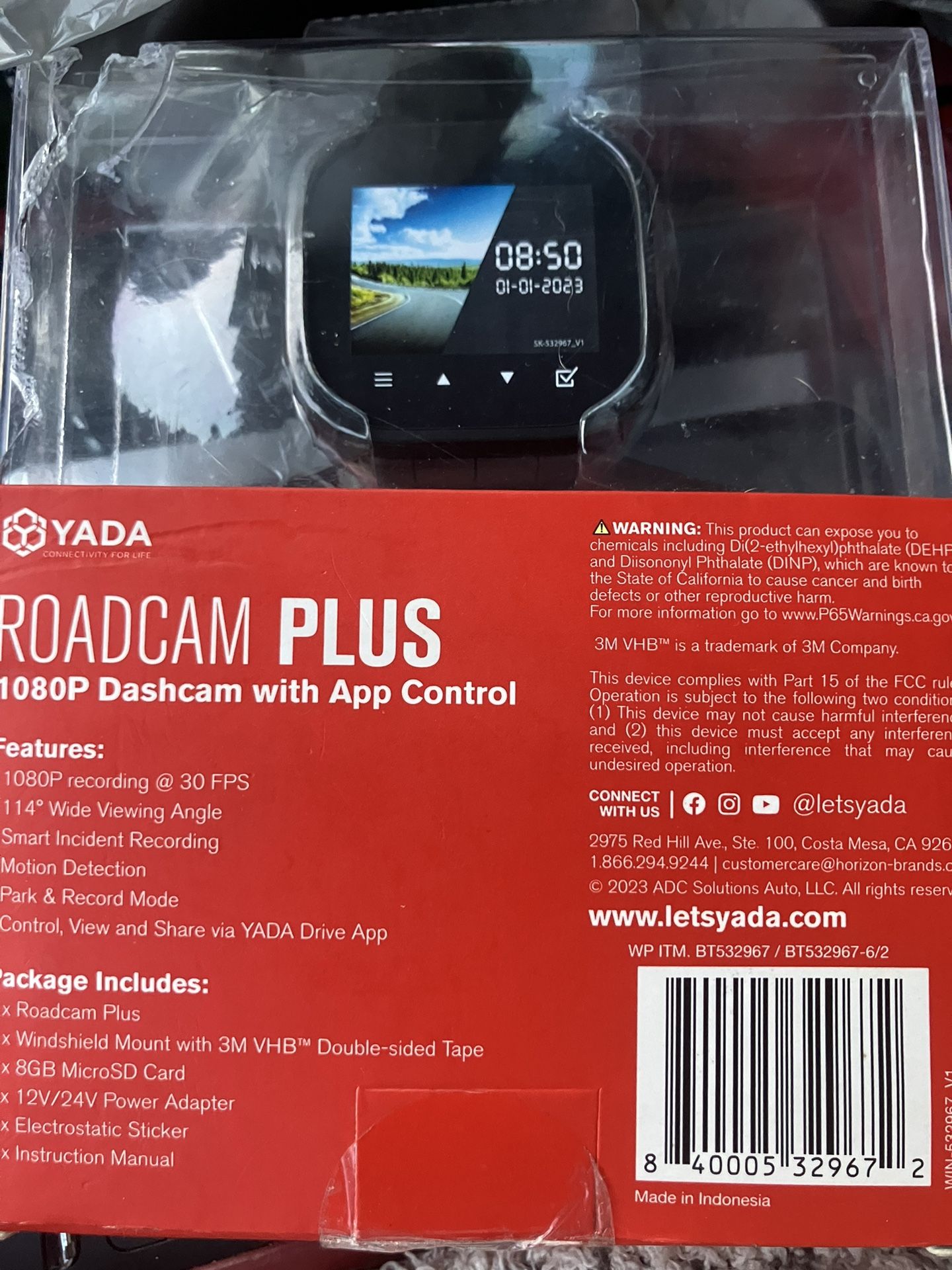 Road Cam Yada $25.00 Firm Brand New Never Used