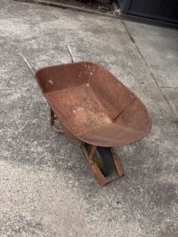 Heavy Duty Steel Wheelbarrow