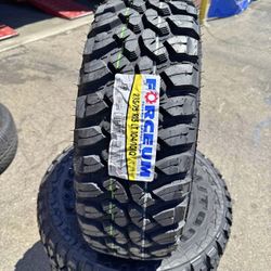 235-75-15 FORCEUM M/T Brand new 4 tires Mud Terrain 6 ply 31" tires