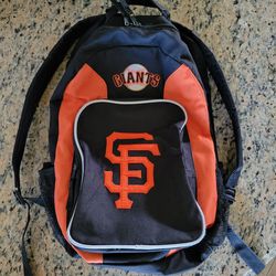 Standard Size Giants San Francisco Backpack. Excellent Condition. 