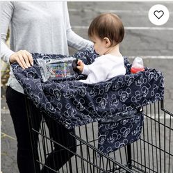 Mickey Mouse high chair & shopping cart cover
