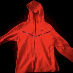 Red Nike Tech Hoodie 