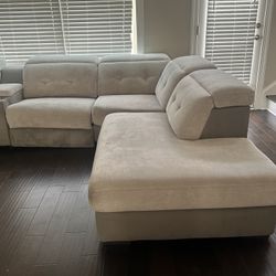 Reclining Sectional with Optimal Storage And Cup Holders