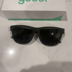 Goodr Polarized Sunglasses Hooked on Onyx Black Frames Tinted Lens