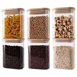 Suroque Glass Storage Jars