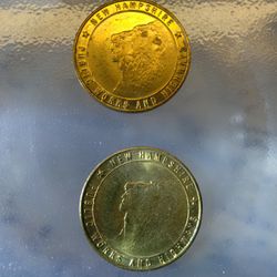 Vintage N.H. Tokens used for Turnpike