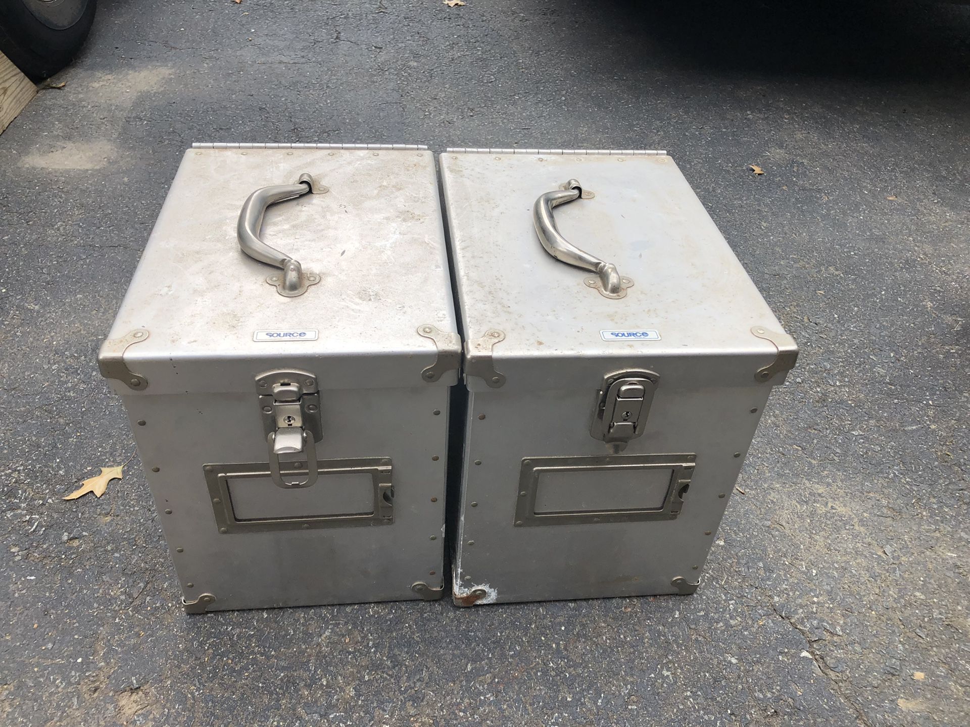 2 Tool boxes with 2 keys in each