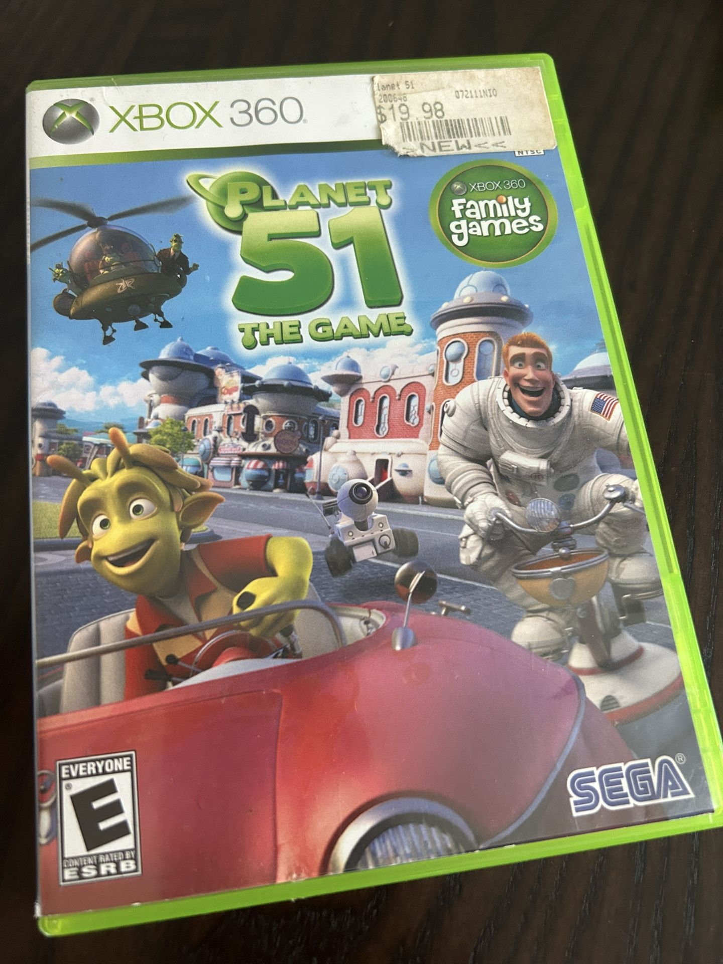 Planet 51: The Game (Microsoft Xbox 360, 2009) 