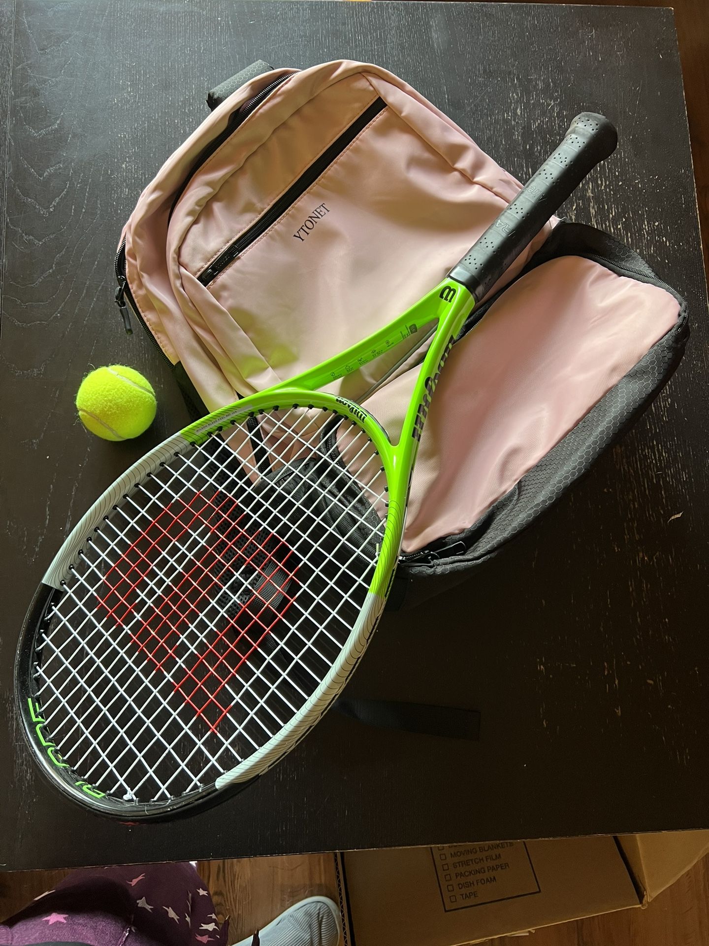 Wilson Tennis Racket & Tennis Backpack