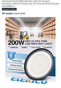 200W UFO LED High Bay Light. Flood light