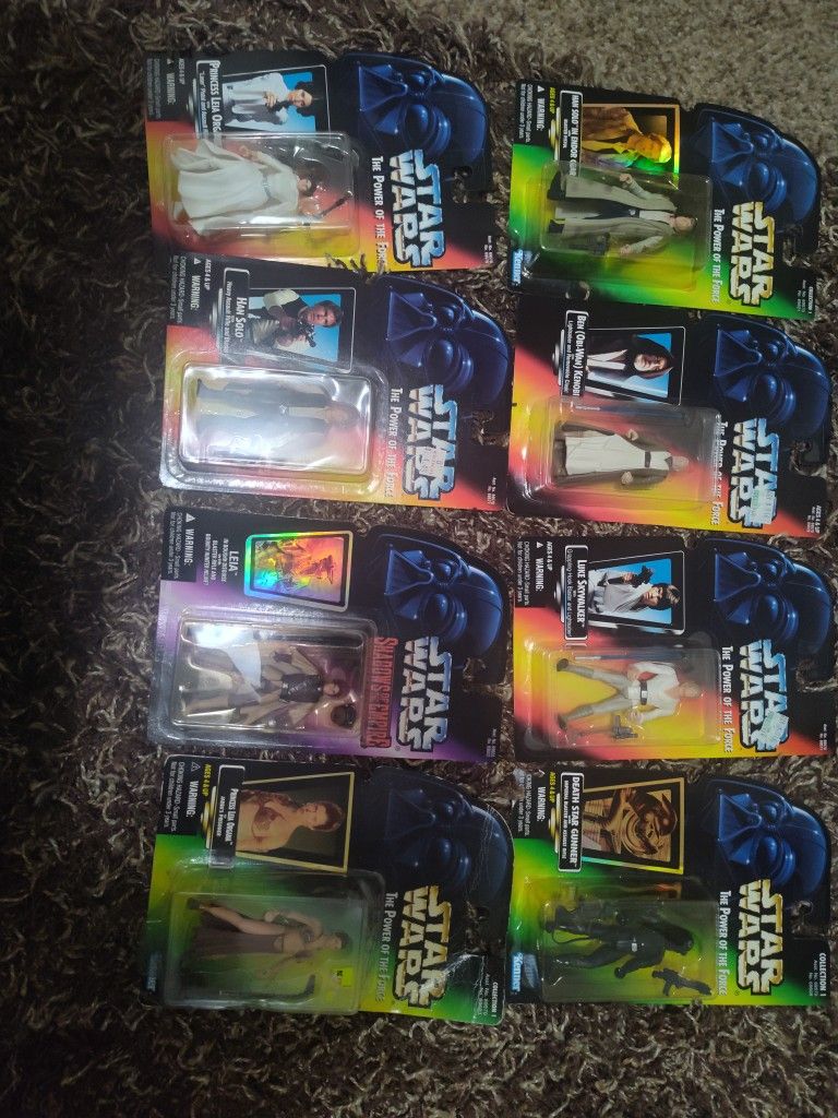 Star Wars Power Of The Force - 8 Figures