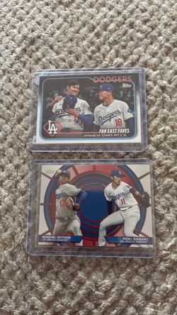 Topps Shohei Ohtani & Roki Sasaki Dodgers Card Lot